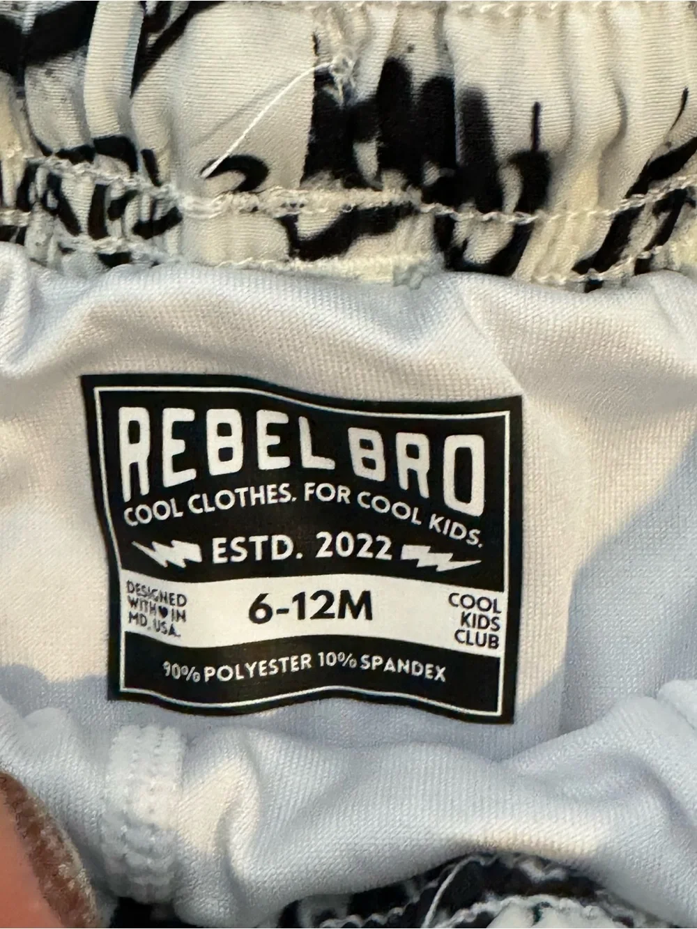 Rebel Bro Baby Swim Trunks